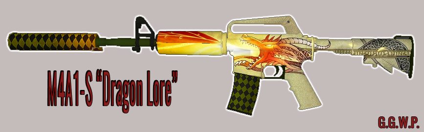Серверная модель M4A1-S "Dragon Lore"
