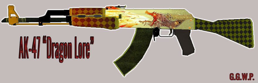 Серверная модель AK-47 "Dragon Lore"