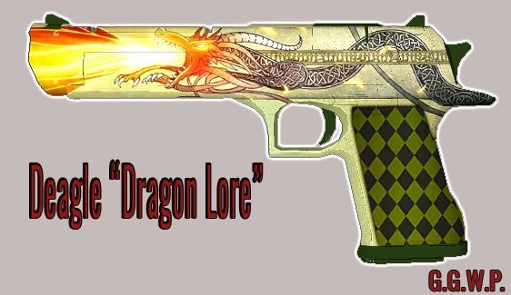 Серверная модель Deagle "Dragon Lore"