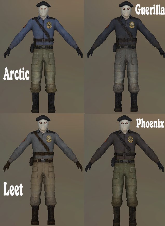 Пак серверных скинов T «Сепаратист»