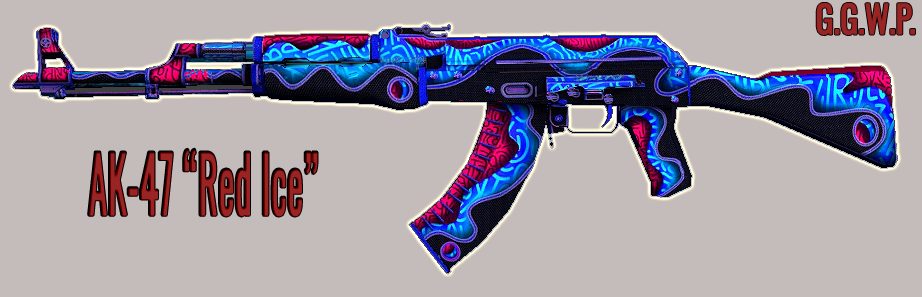 Серверная модель AK-47 "Красный лёд"