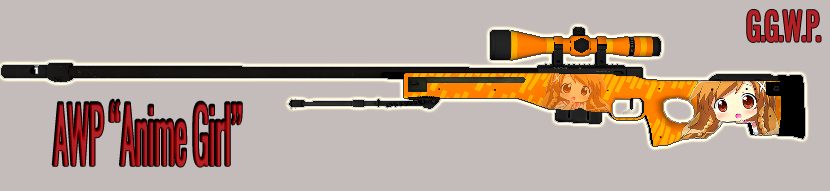 Серверная модель AWP "Anime Girl"