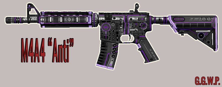 Серверная модель M4A4 "Анти"