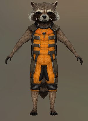 Серверный скин "Rocket Raccoon/Енот Ракета"